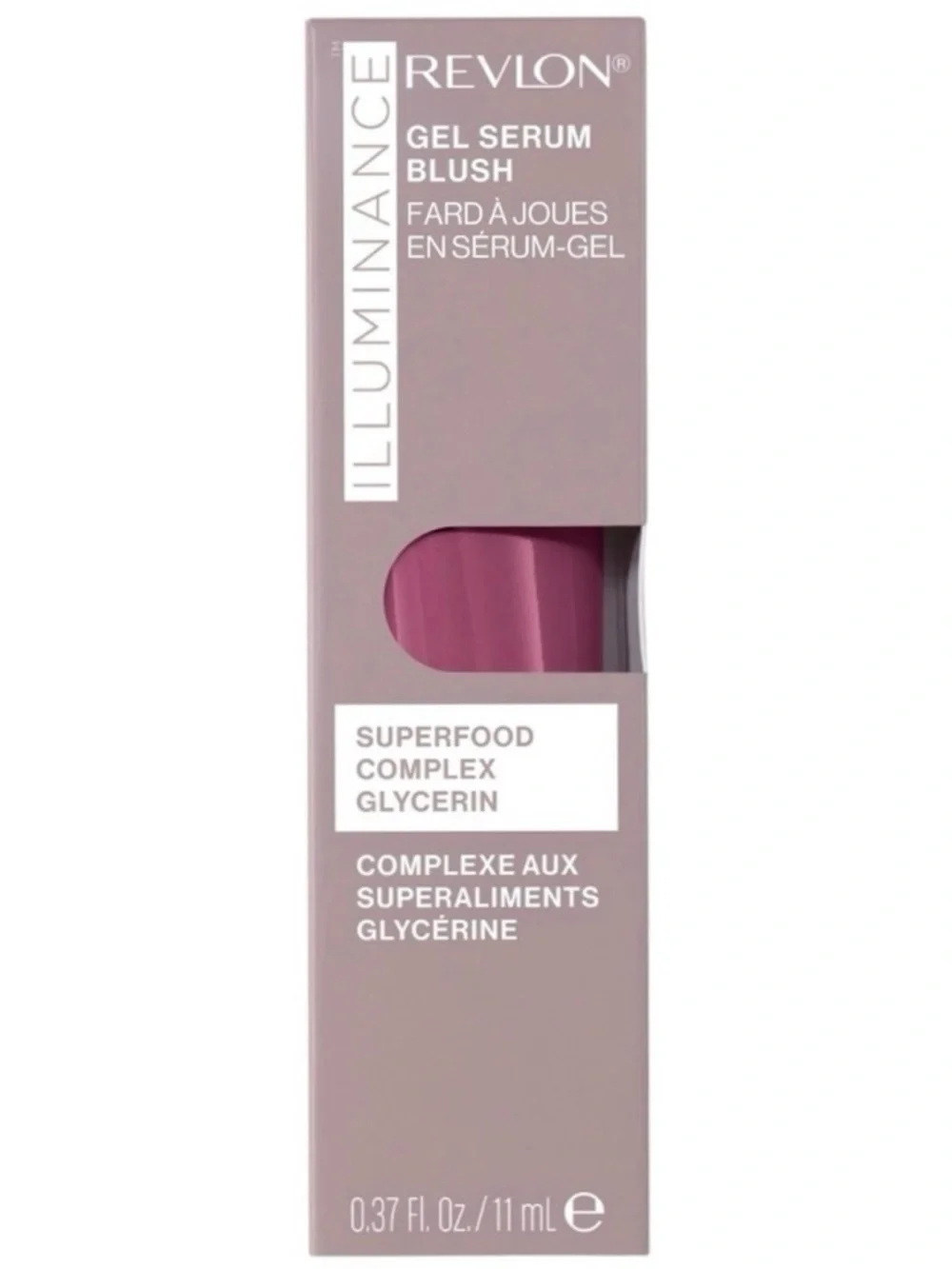 3/$12 Revlon 140 Brilliant Berry Illuminance Gel Serum Blush